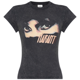 Isabel Marant Etoile Eloane T-shirt, Faded Black